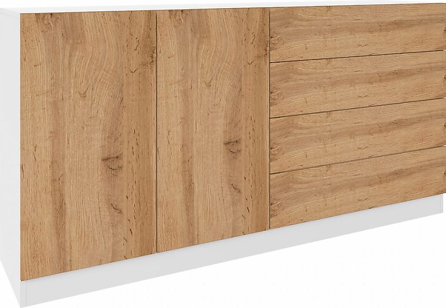 borchardt Möbel Sideboard "Vaasa, Kommode mit 2 Türen und 4 Schubkästen auf günstig online kaufen
