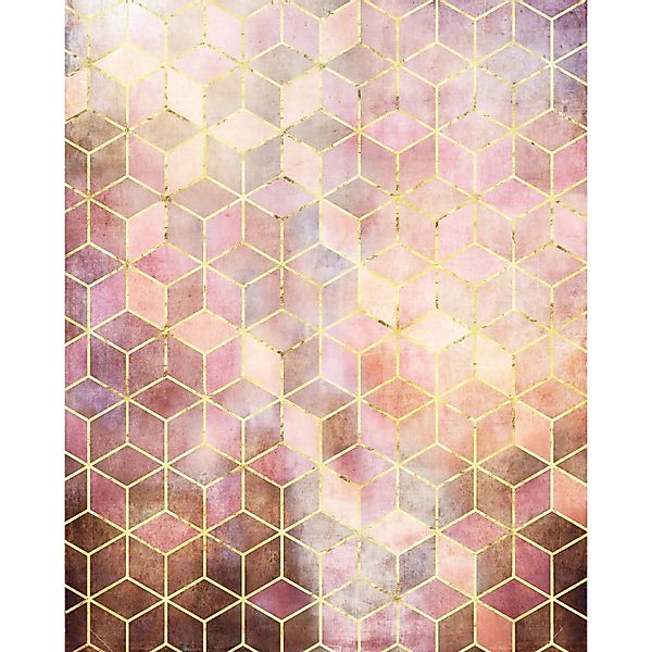 Komar Fototapete Vlies Mosaik Rosso  200 x 250 cm günstig online kaufen