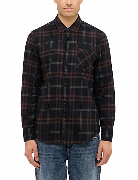 MUSTANG Langarmhemd "Herren Style Eastbridge" günstig online kaufen