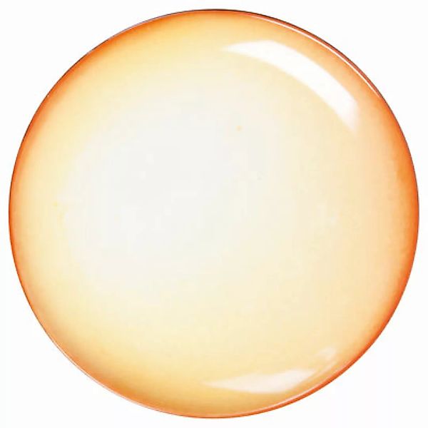 Servierplatte Cosmic Diner keramik gelb Sonne / Ø 36 cm - Diesel living wit günstig online kaufen