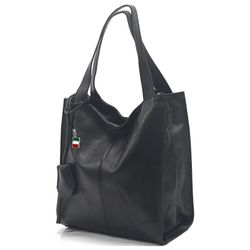 FLORENCE Schultertasche Florence Echtleder Hobo Bag günstig online kaufen