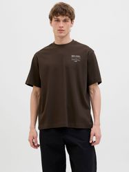 Jack & Jones Rundhalsshirt "JJEURBAN EDGE STUDIO TEE SS O-NECK NOOS" mit Fr günstig online kaufen