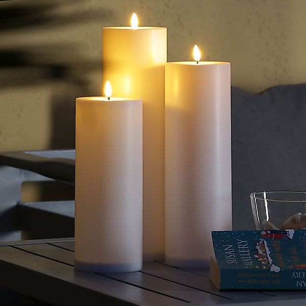 MARELIDA LED-Kerze LED Kerzenset XXL Außen günstig online kaufen