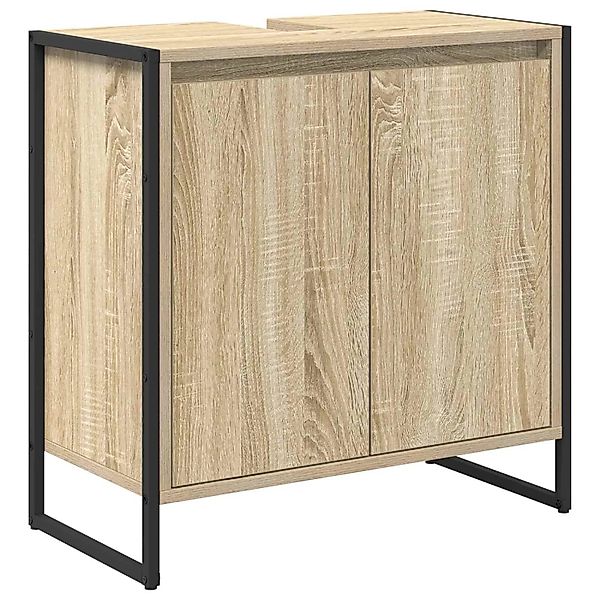 vidaXL Badezimmerschrank mit Tür Sonoma 60 x 30 x 60 cm Holzwerkstoff 88648 günstig online kaufen