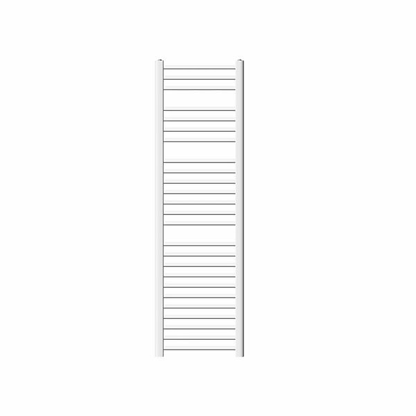 LuxeBath Badheizkörper 400x1500mm Weiß Gebogen mit Seitenanschluss Heizkörp günstig online kaufen