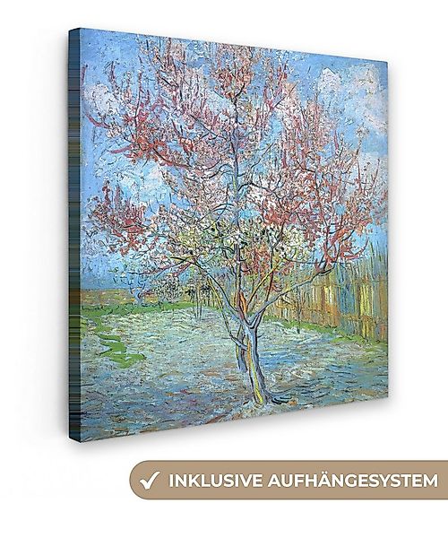 OneMillionCanvasses® Leinwandbild Der rosa Pfirsichbaum - Vincent van Gogh, günstig online kaufen