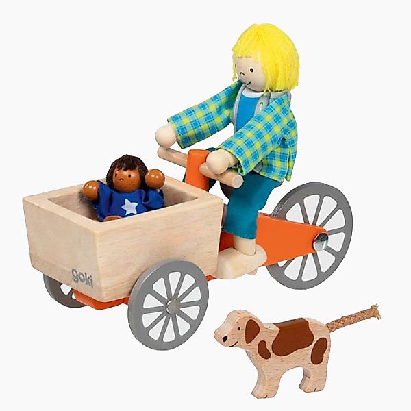 goki Biegepuppe Lastenfahrrad mit 2 Biegepuppen günstig online kaufen