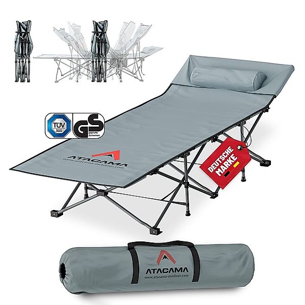 Atacama Feldbett klappbar leicht aufzubauen, Campingliege günstig online kaufen