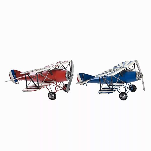 Deko-figur Dkd Home Decor Flugzeug (45 X 38 X 16 Cm) (2 Stück) günstig online kaufen