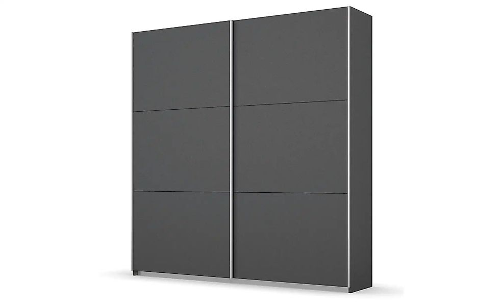 Schwebetürenschrank  Acton ¦ grau ¦ Maße (cm): B: 175 H: 210 Schränke > Kle günstig online kaufen