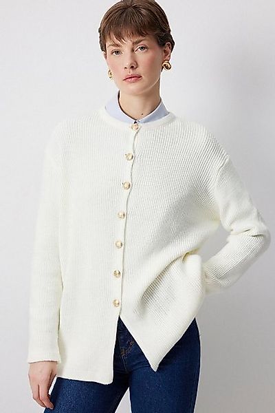 touche prive Strickjacke LANGE STRICKJACKE MIT GOLDENEN KNÖPFEN günstig online kaufen