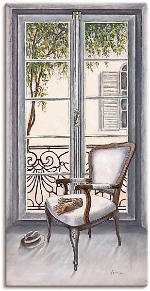 Artland Wandbild "Sessel vor einem Fenster" Innenarchitektur 1 Stk. tlg. al günstig online kaufen