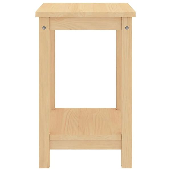 vidaXL Nachttisch Nachttisch Natur 35x30x47 cm Massivholz Kiefer (1-St) günstig online kaufen