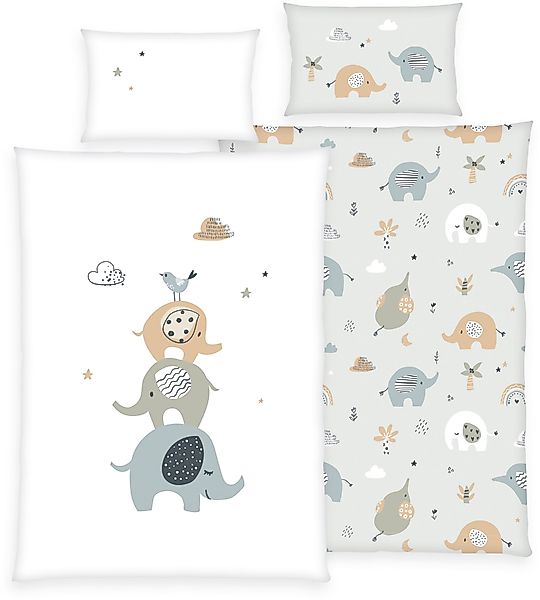 Baby Best Babybettwäsche babybest Elephants, Renforcé, günstig online kaufen