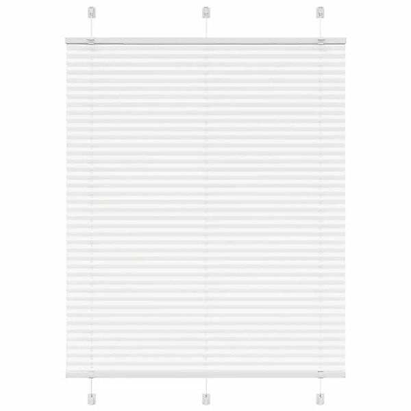 vidaXL Plissee Weiß 105x100 cm Stoffbreite 104,4 cm Polyester 4015484 günstig online kaufen