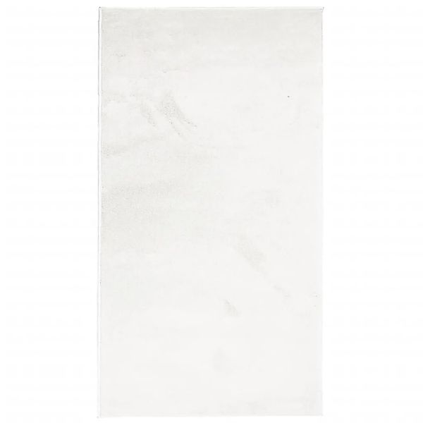 vidaXL Teppich OVIEDO Kurzflor Creme 60x110 cm 375506 günstig online kaufen