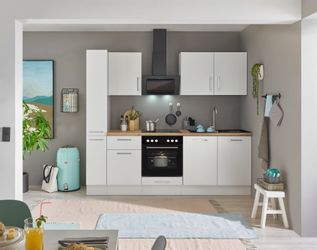 BASIC by Balculina Küchenzeile "Turin" Breite 240 cm, wahlweise mit E-Gerät günstig online kaufen