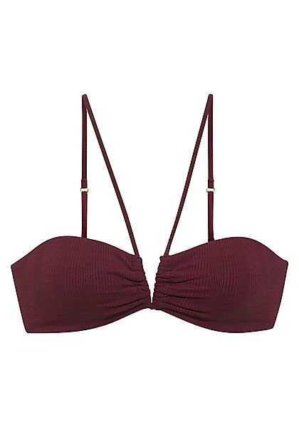 Copenhagen Studios Bandeau-Bikini-Top Nela, mit V-förmigem günstig online kaufen