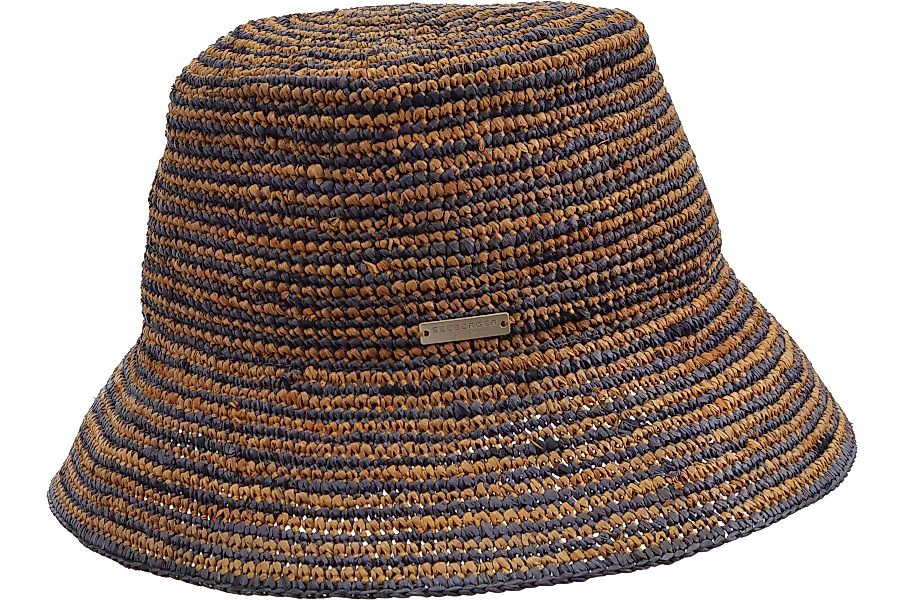 Seeberger Fischerhut Raffiastroh Fischerhut gestreift 55339-0 günstig online kaufen