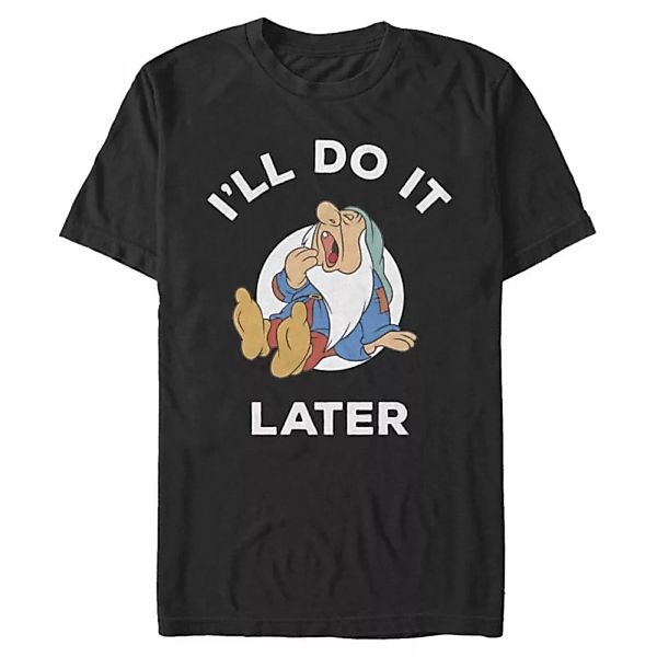 Disney - Schneewittchen - Schlafmütze Do It Later - Männer T-Shirt günstig online kaufen