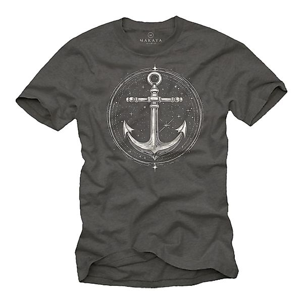 MAKAYA T-Shirt mit Anker Motiv für günstig online kaufen