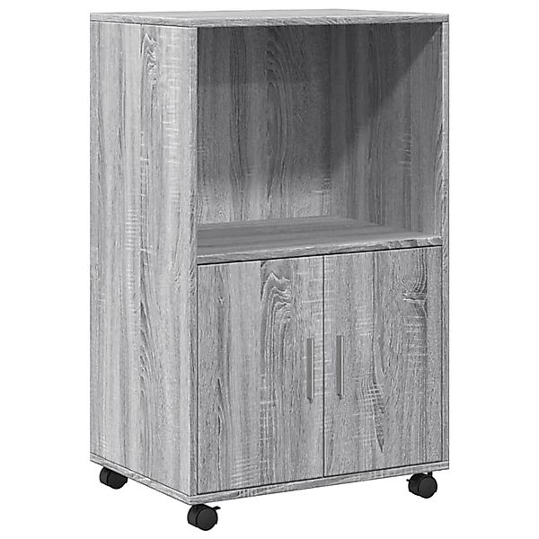 vidaXL Rollschrank Grau Sonoma 55x40x91 cm Holzwerkstoff 853187 günstig online kaufen
