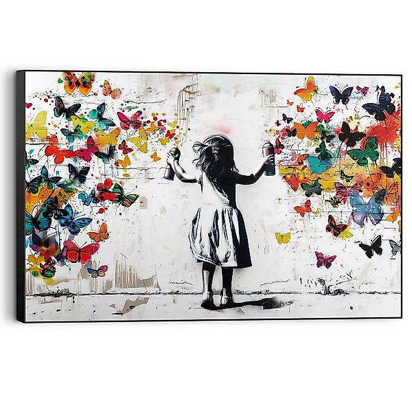 Reinders Wandbild "Wolke von Schmetterlingen", Kinderzimmer - Mädchen - Meh günstig online kaufen