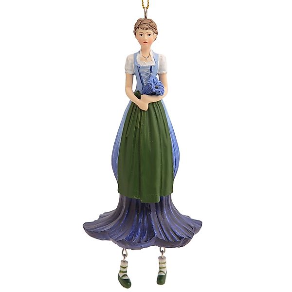 ROSEMARIE SCHULZ Heidelberg Dekofigur Blumenmädchen Enzian günstig online kaufen