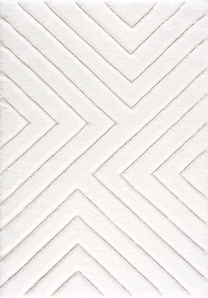 andas Hochflor-Teppich »Fiori«, rechteckig, Pastellfarben, mit handgearbeit günstig online kaufen