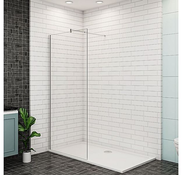 duschspa Duschwand 185cm 6mm ESG Nano Glas Seitenwand Walk in Dusche Duscht günstig online kaufen