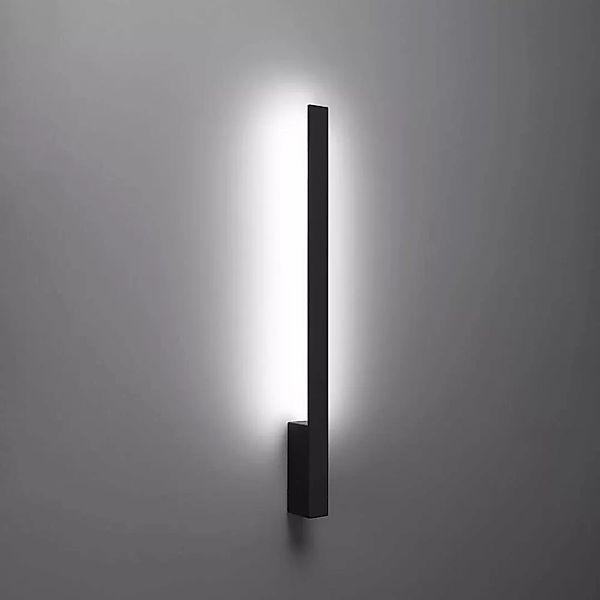 famlights | LED Wandleuchte Laren in Schwarz 15W 1725lm 4000K günstig online kaufen