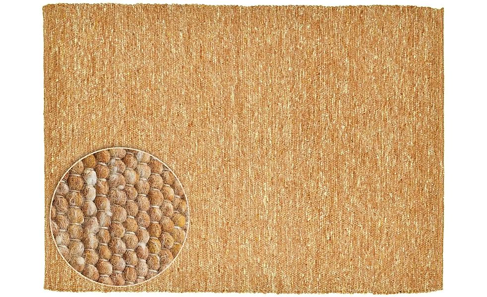 THEKO Handwebteppich  Alpen ¦ rot ¦ Wolle ¦ Maße (cm): B: 90 H: 1,2 Teppich günstig online kaufen