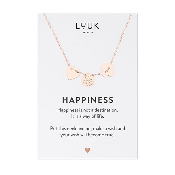 LUUK LIFESTYLE Kette mit Anhänger Glücksbringer, günstig online kaufen