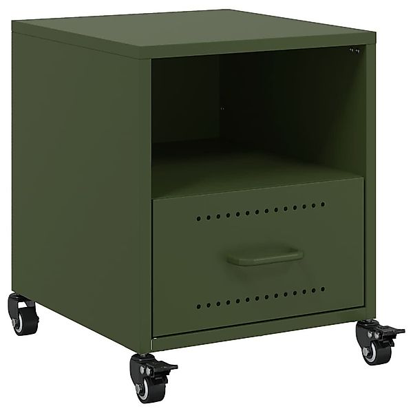 vidaXL Nachttisch Nachttisch Olivgrün 36x39x43,5 cm günstig online kaufen