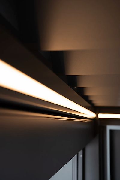 Biohort LED Lichtleiste "für Pergola Gr. 3x3 warmweiß" LED-Modul Warmweiß 4 günstig online kaufen