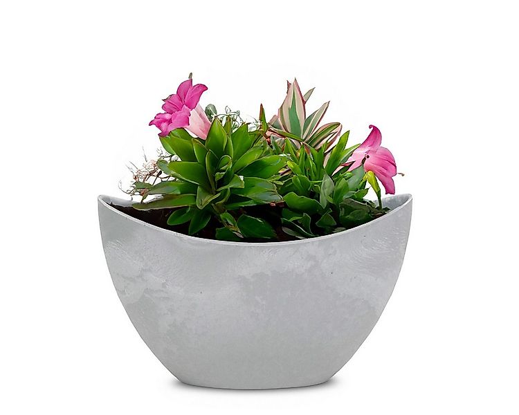 matches21 HOME & HOBBY Blumentopf Pflanzschale Jardiniere oval 20 cm Vintag günstig online kaufen