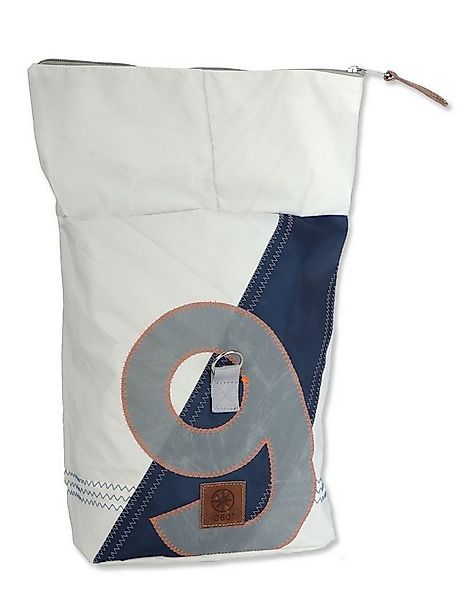 360Grad Rucksack Rucksack Möwe recyceltes Segeltuch Weiß Blau Grau günstig online kaufen
