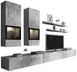 INOSIGN Wohnwand "Baros" Set, 6 Stk. tlg. günstig online kaufen