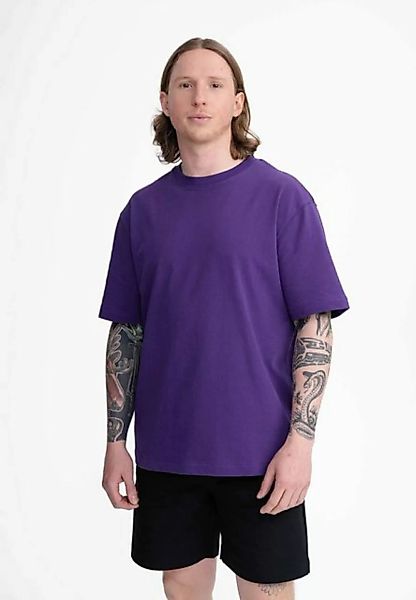 MELA Kurzarmshirt Herren T-Shirt schwer BHAJAN Fein gerippter Kragen günstig online kaufen