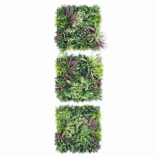 Kunstpflanze Künstliche Pflanzenwand Indoor & Outdoor, günstig online kaufen