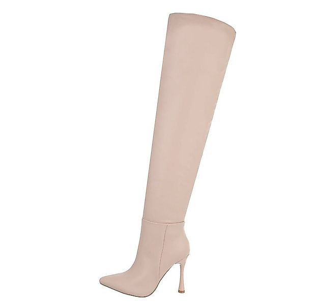 Ital-Design Damen Abendschuhe Party & Clubwear Overkneestiefel Pfennig-/Sti günstig online kaufen
