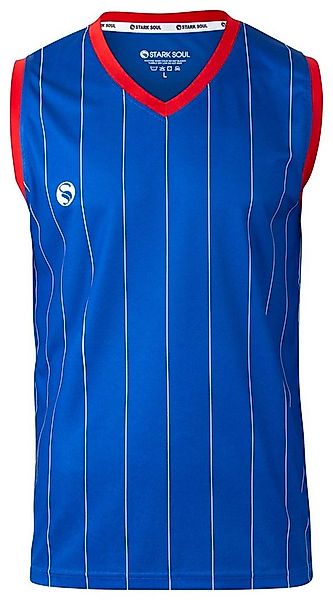 Stark Soul® Trainingsshirt Ärmelloses Sport T-Shirt "Pinstripes" mit V-Auss günstig online kaufen