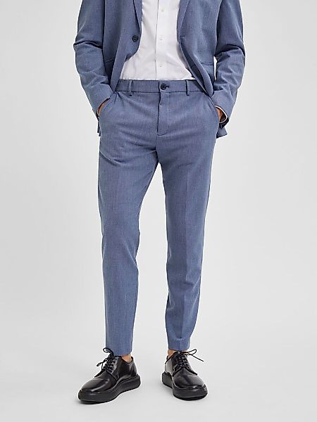 SELECTED Elegante Slim Fit Hose Herren Blau günstig online kaufen