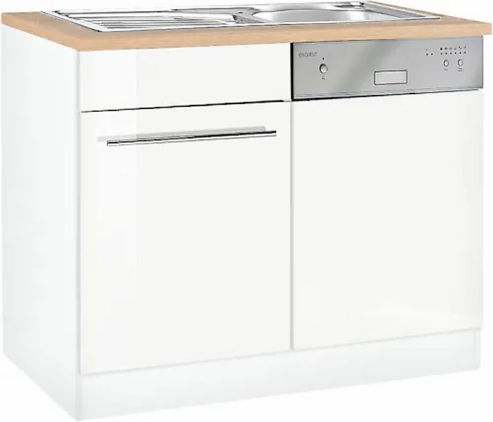 KOCHSTATION Spülenschrank »KS-Eton« Breite 110 cm, inkl. Tür/Sockel für Ges günstig online kaufen