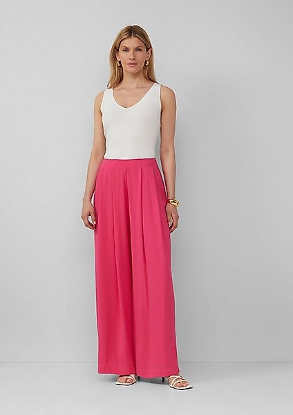 s.Oliver Chinos Hose Elegante Wide Leg-Hose mit hohem Bund günstig online kaufen