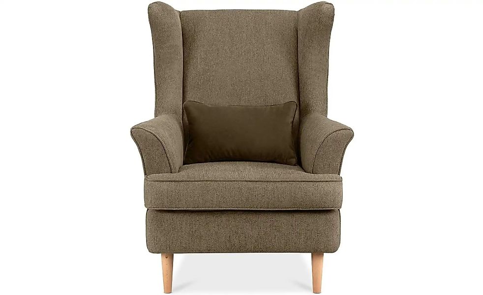 KONSIMO Ohrensessel  Stralis ¦ braun ¦ Maße (cm): B: 82 H: 108 Polstermöbel günstig online kaufen