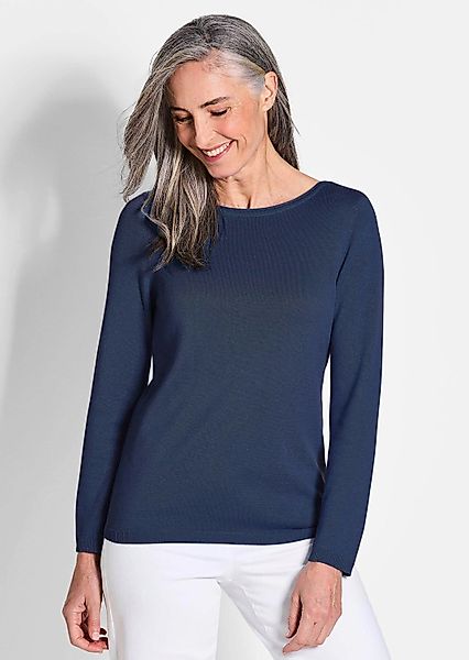 GOLDNER Strickpullover Pullover mit U-Boot-Ausschnitt aus günstig online kaufen