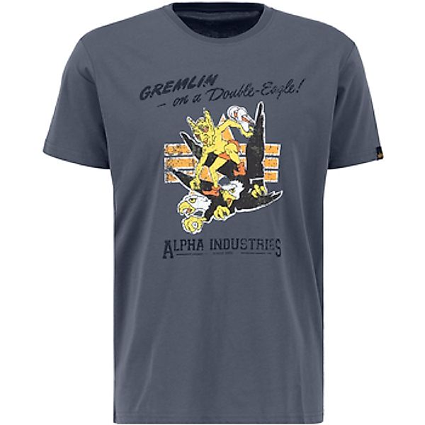Alpha  T-Shirt Gremlin T - greyblack günstig online kaufen