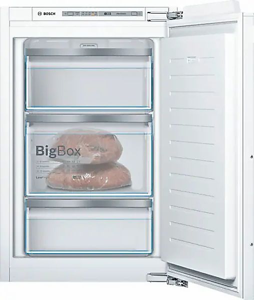 BOSCH Einbaugefrierschrank 6 »GIV21AFE0«, 87,4 cm hoch, 55,8 cm breit günstig online kaufen