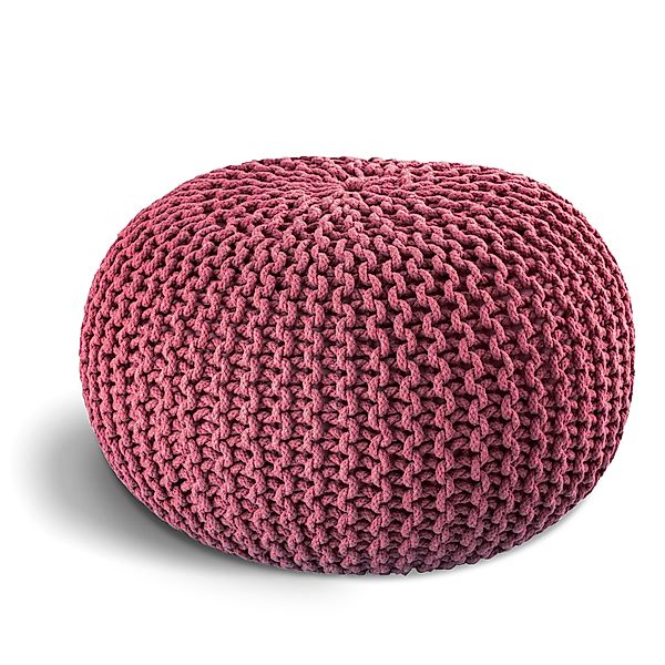 ELYFLAIR Pouf ELYFLAIR® Handgestrickter Pouf aus günstig online kaufen
